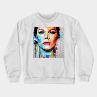 sketch with Catherine`s face Crewneck Sweatshirt